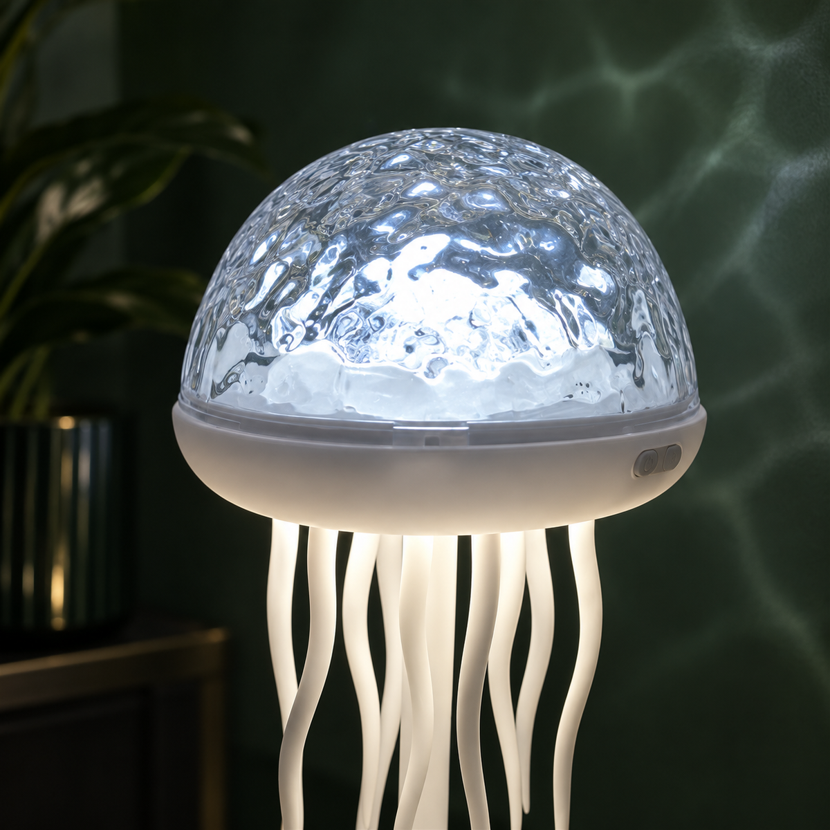 Lampe Médusa mode violet galaxie – ambiance chambre